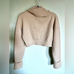 Ronny Kobo Crop Turtleneck Sweater